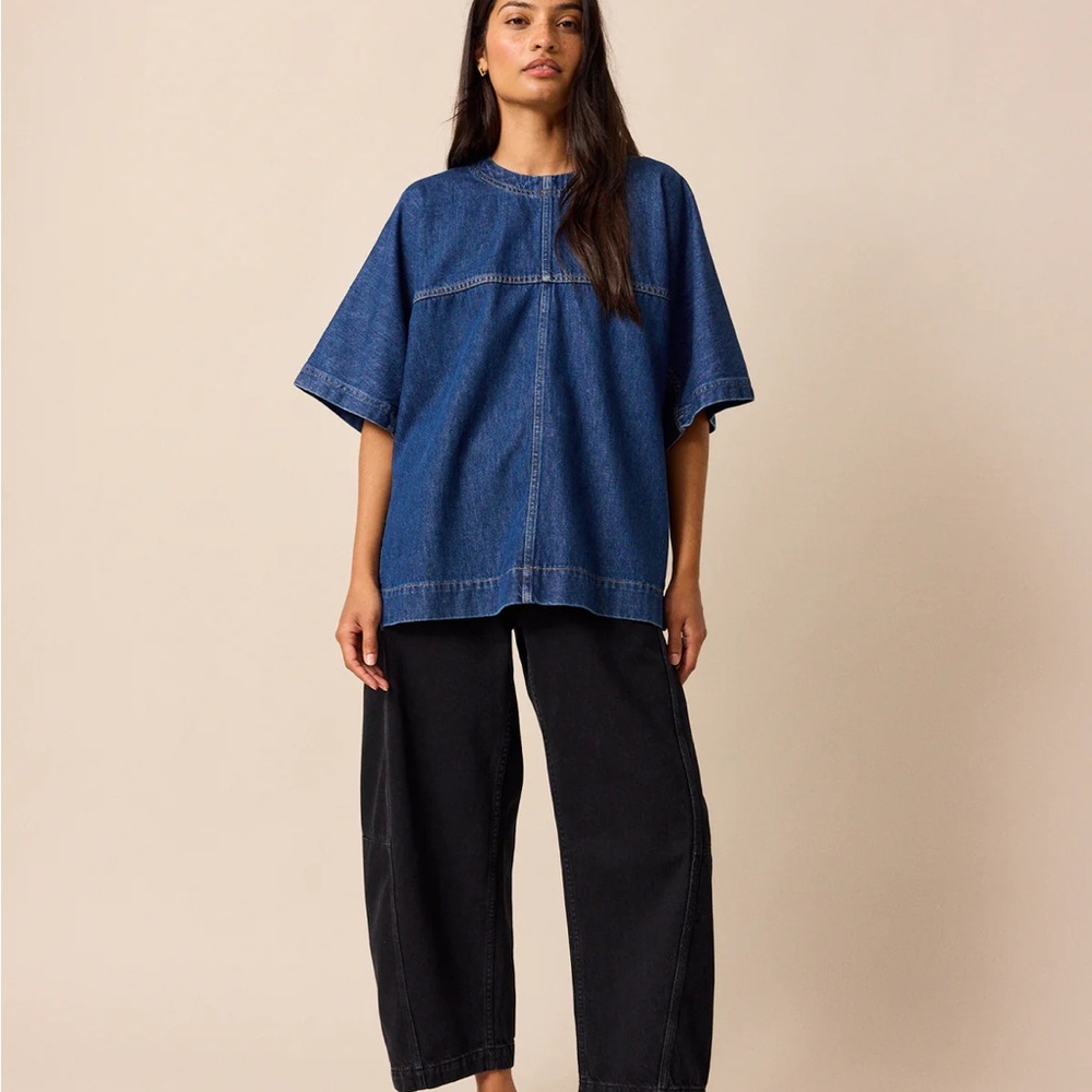 Beyond Nine Tori Barrel Leg Denim Jeans